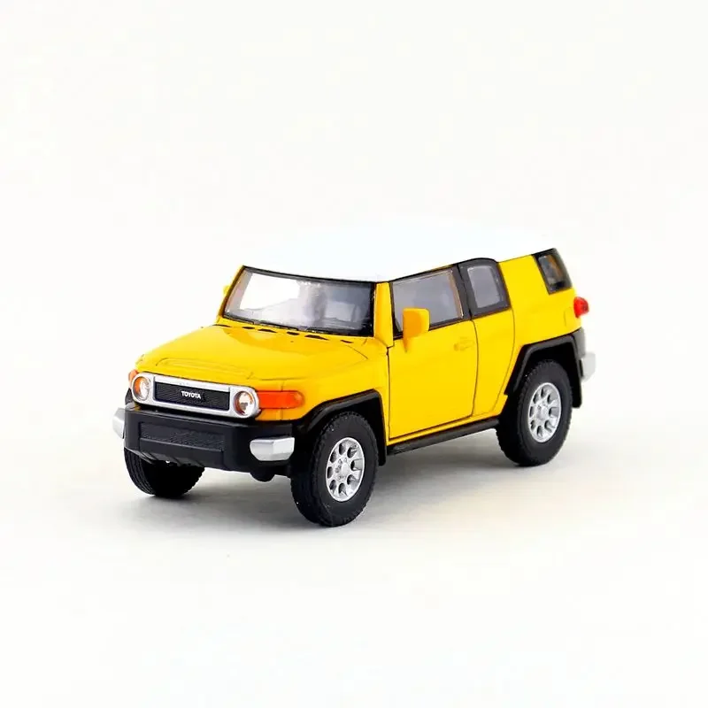 1/36 TOYOTA FJ Crusier Toy Car Model For Children Welly Diecast Off-Road Miniature Vehicle Pull Back Collection Gift For Kid Boy