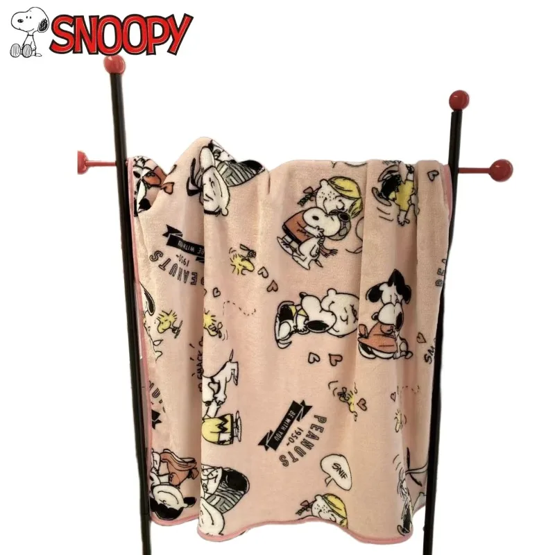 Snoopy Charlie Brown ins cartoon cute printed blanket creative anime character thickened warm nap blanket shawl quilt wholesale