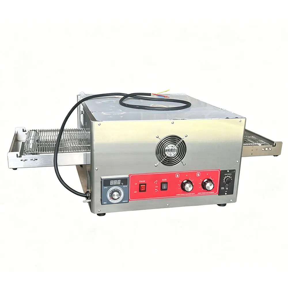 &A*High Quality Commercial 12/18/32 Inch Gas/Electric Conveyor Pizza Oven Knob Control 1 Year Warranty for Bakery