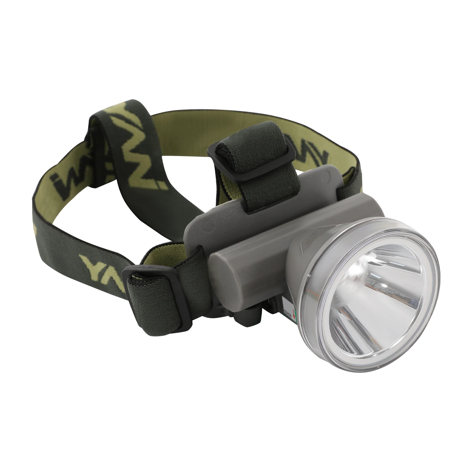 Diving Headlamp Portable IP65 Waterproof 2 Modes Adjustable Flashlight Torch White Light 90° Lighting Adjustable Range W/Battery