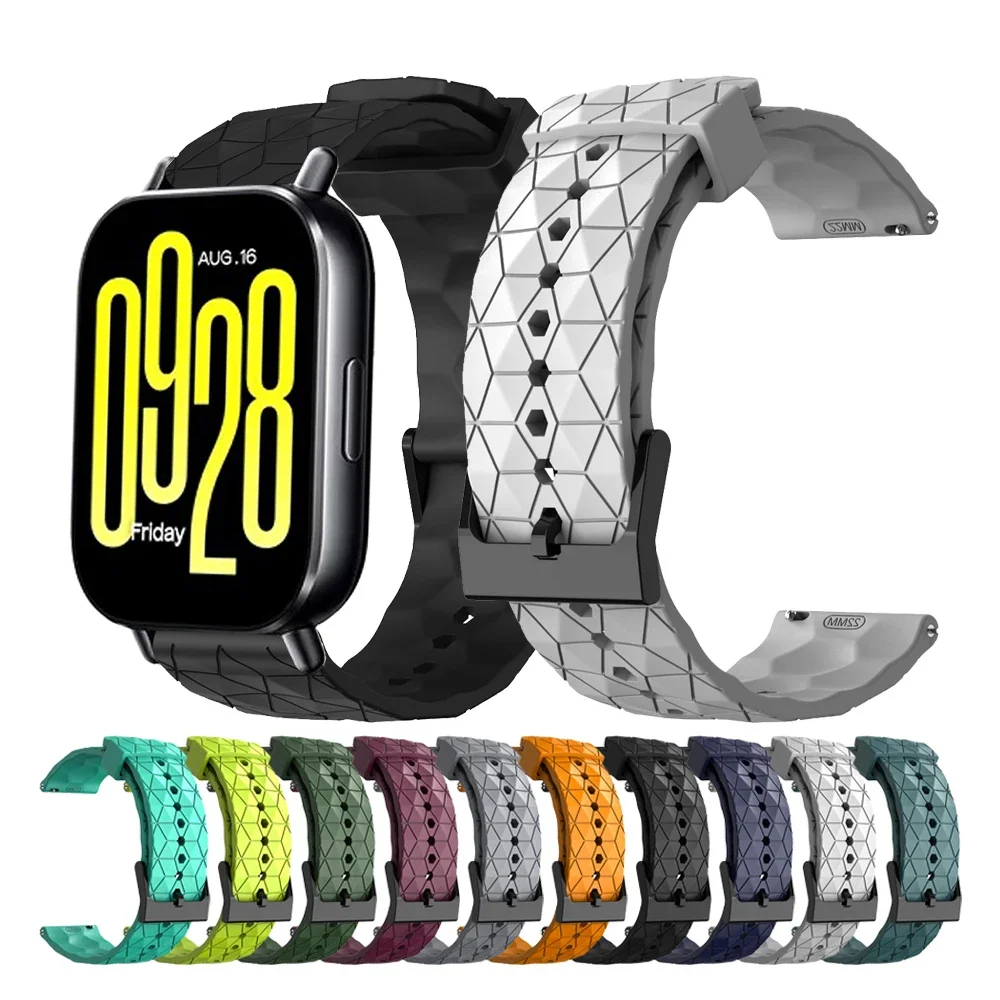 22mm Silicone Soft Band for Redmi Watch5 Lite/Active Strap for Xiaomi/Huawei/Amazfit/Garmin/Samsung Smartwatch Replace Wristband