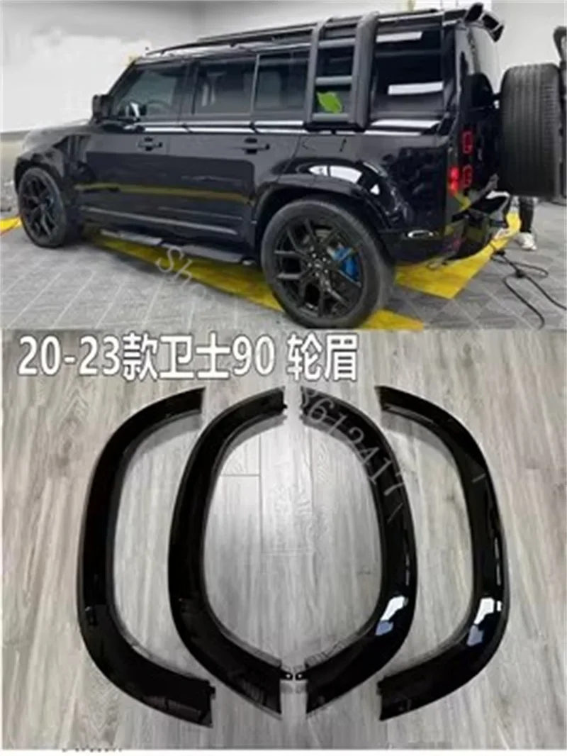 Accessories For Land Rover Defender 110/90 2020-2023 Car Wheel Fender flares Wheel Extension Wheel Arches Plastic trim