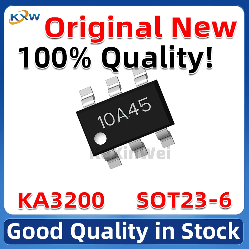 10PCS 100% New Original KA3200 CAT3200 3200 SOT23-6 marking:10A45 5V constant frequency 1.2M non-inductive charge pump boost