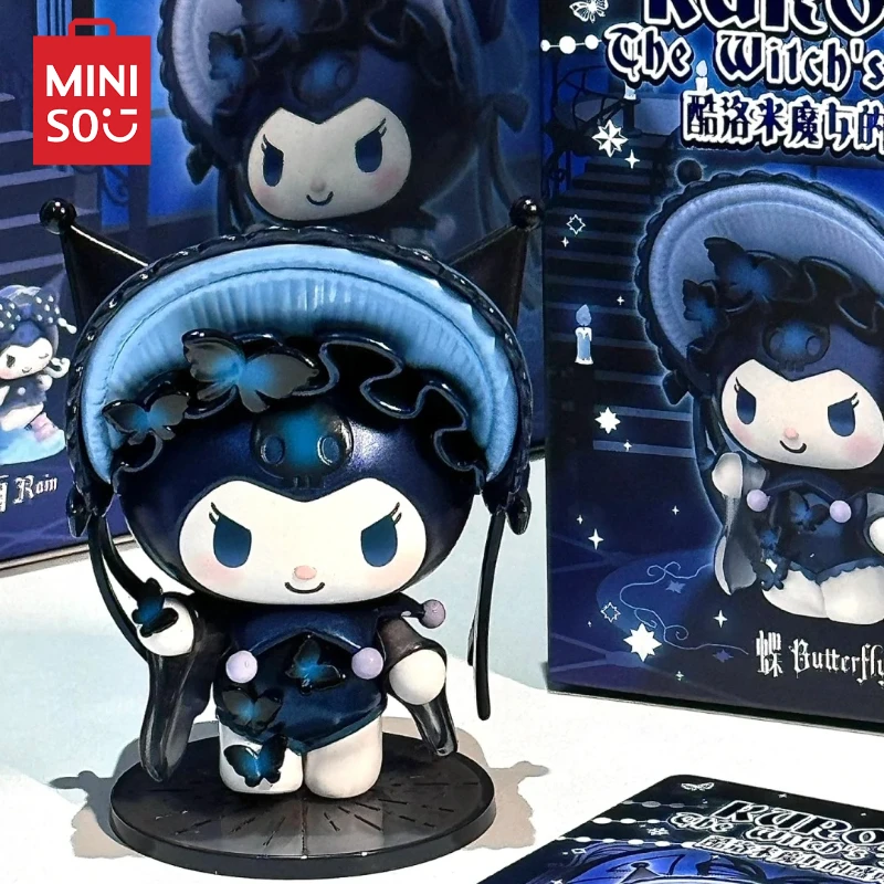 

MINISO Blind Box Witch's Gala Series Kuromi Model Kawaii Children's Toy Girlfriend Birthday Gift Sanrio Anime Decoration