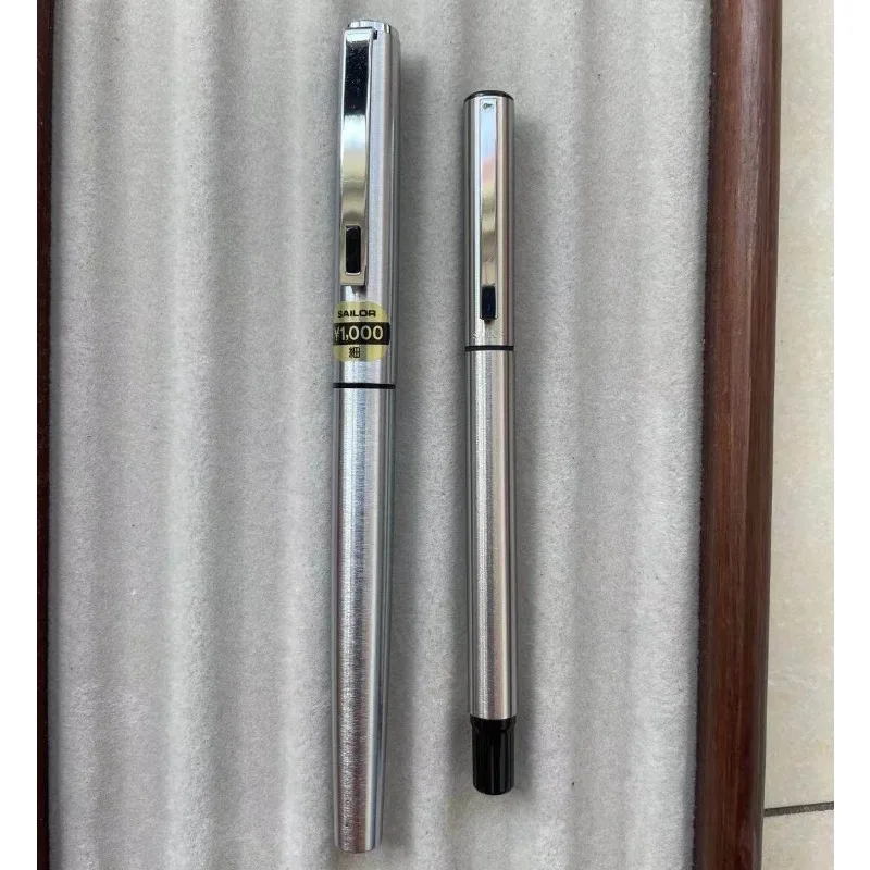 Sailor Fountain Pen Lemon Nib Vintage Collection Stainless Steel Student Pen F8 Replaceable Ink Cartridge Calligraphy Practice