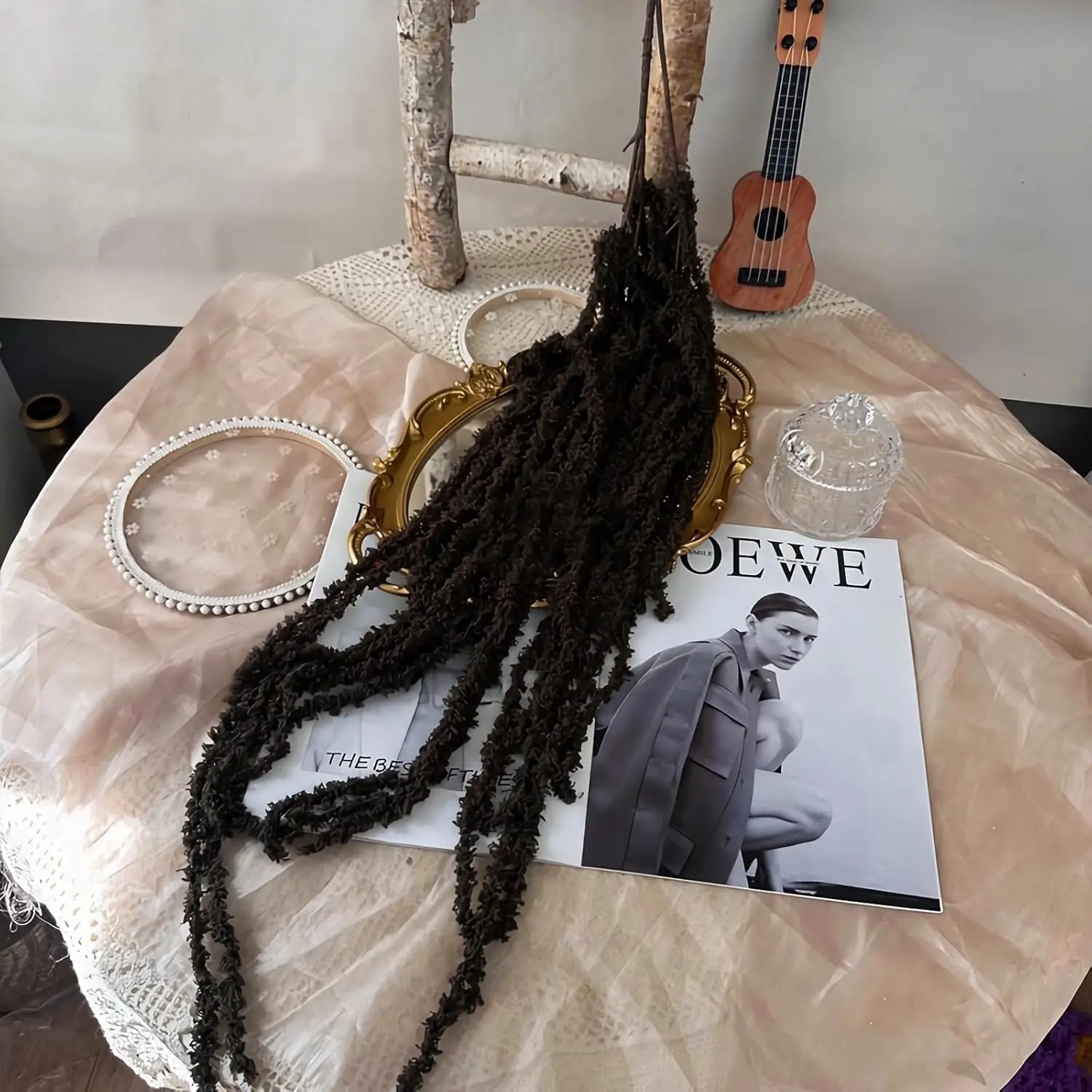 Seiden-Kunstpflanzen-Girlande für Hochzeitskranz, Bogen, Festival, Rattan-Girlande, Hof, Zuhause, Zimmer, Tischdekoration, Outdoor-Garten, DIY-Geschenkbox – Detail 16