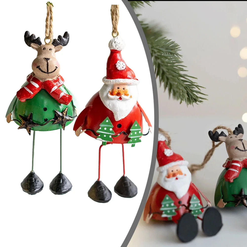 Christmas Retro Figurines Ornament Santa Claus Snowman Sleigh Tree Resin Decoration For Fairy Garden Doll House Home Decor