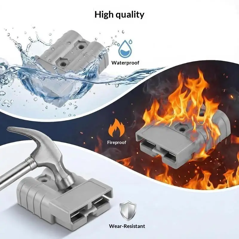 For Solar RV Car Equipment 50A Style Plug DC Connector Battery Charger Power Tool Electronic Accessories