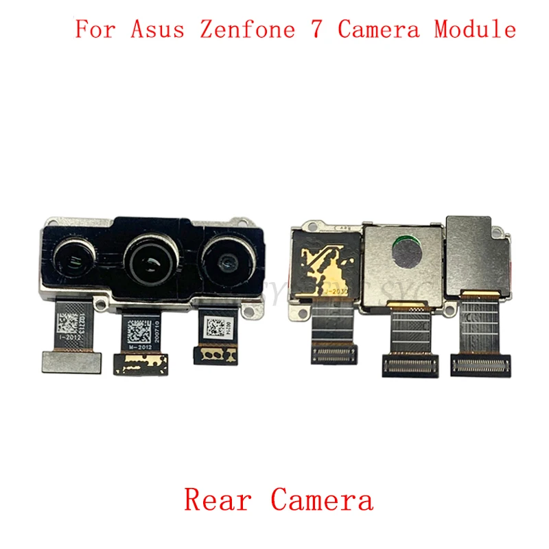 Rear Back Front Camera Flex Cable For Asus Zenfone 7 ZS670KS Main Big Small Camera Replacement Parts