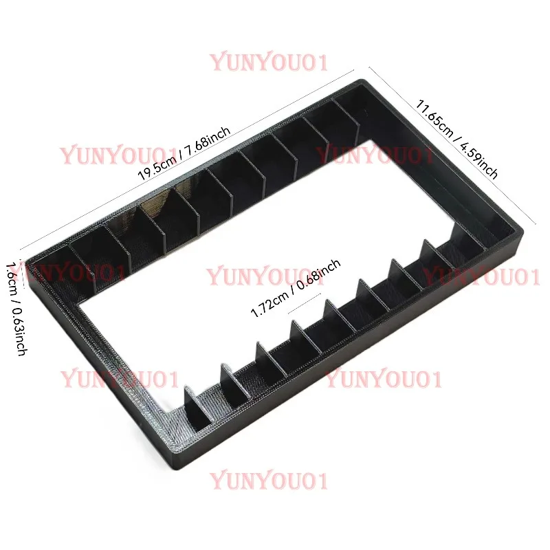 Tape Storage Box | Pack of 10 | Cassette Storage Organizing Shelf Music Tape Storage Rack, Tape Extraction Cartridge