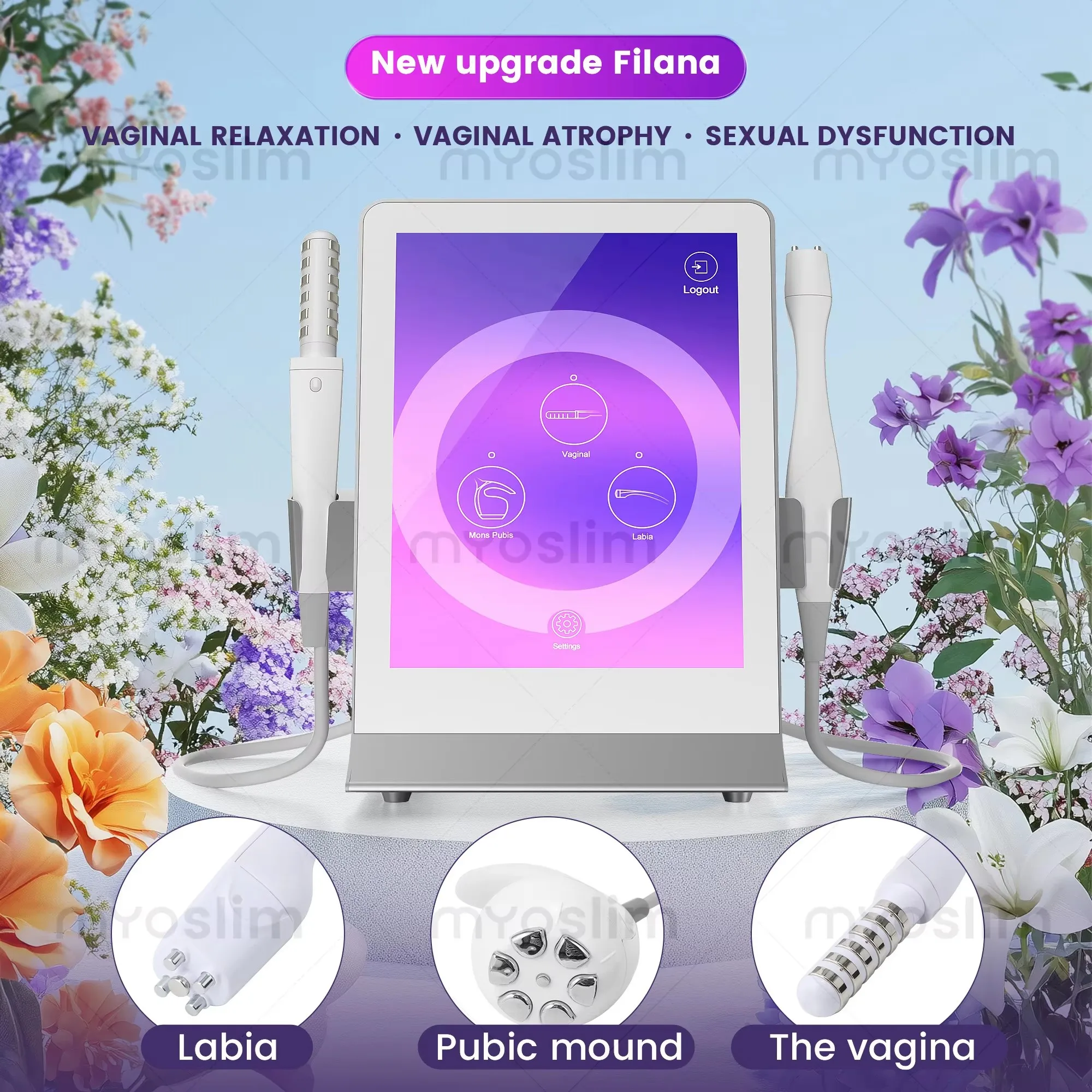 Machine portative de serrage Vénus Vaginal Fiore Massage Irritation serrage dispositif de soin Vaginal réparation post-partum
