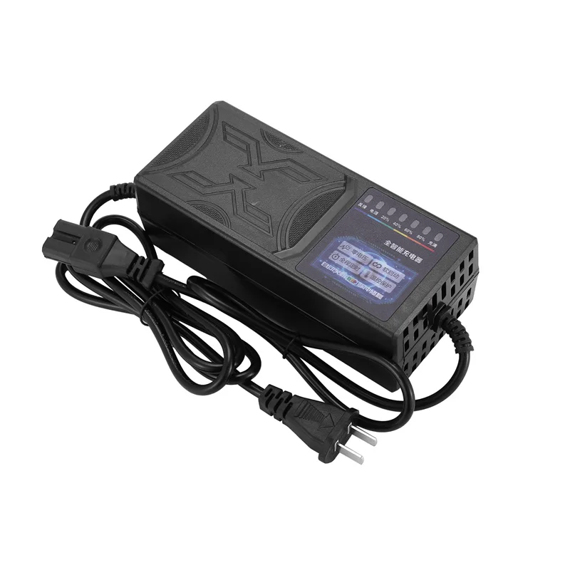 

20AH Electric Vehicle Charger With 7 Light Power Display Current Leakage Protection Lead Acid Charger