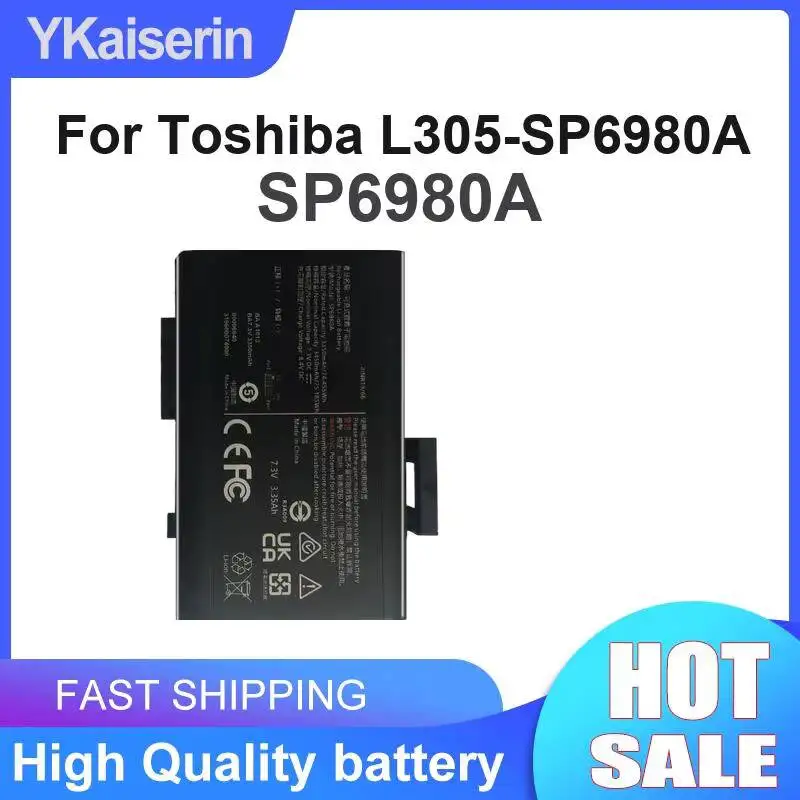 For Toshiba L305-SP6980A Good Low-Temperature Performance Smart Handheld Terminal Battery 3450mAh SP6980A