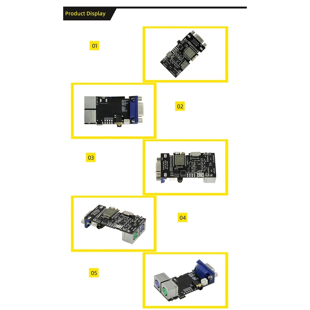 L72A-Fabgl VGA32 VGA ESP32 PSRAM وحدة V1.4 تحكم PS/2 لوحة مفاتيح وماوس مكتبة الرسومات لعبة ANSI/VT الدوائر الطرفية
