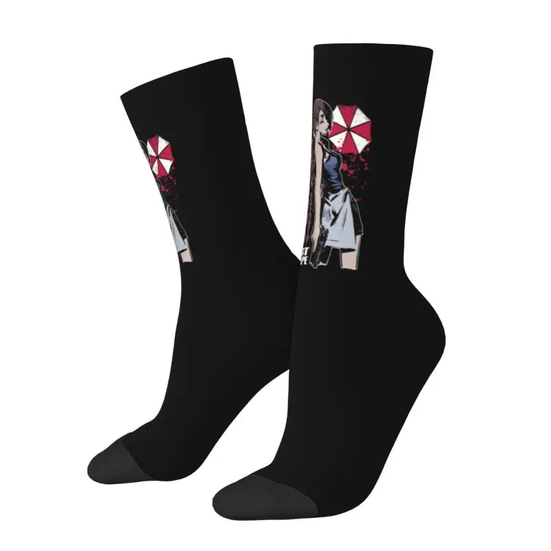 Custom Video Game Men Women Crew Socks Unisex Funny 3D Printed Funny Video Game Lovers Dress Socks