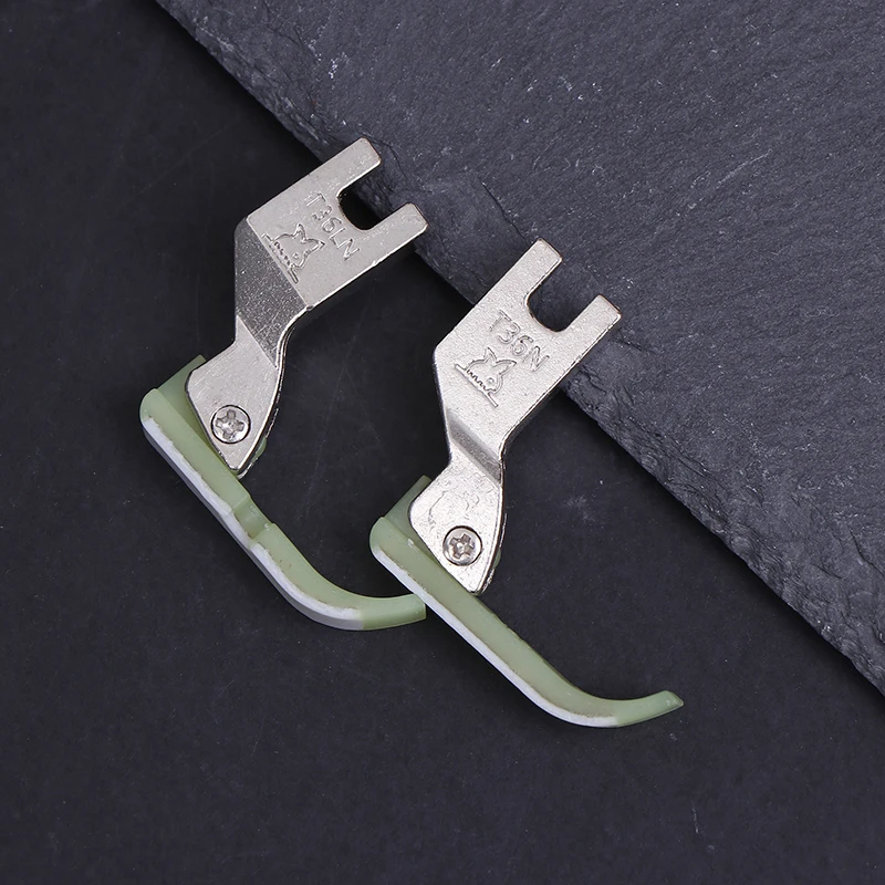 T36N T36LN Narrow Zipper Foot With Plastic Bottom For Industrial Single Side Of Flat Car Lockstitch Sewing Machine Accessories