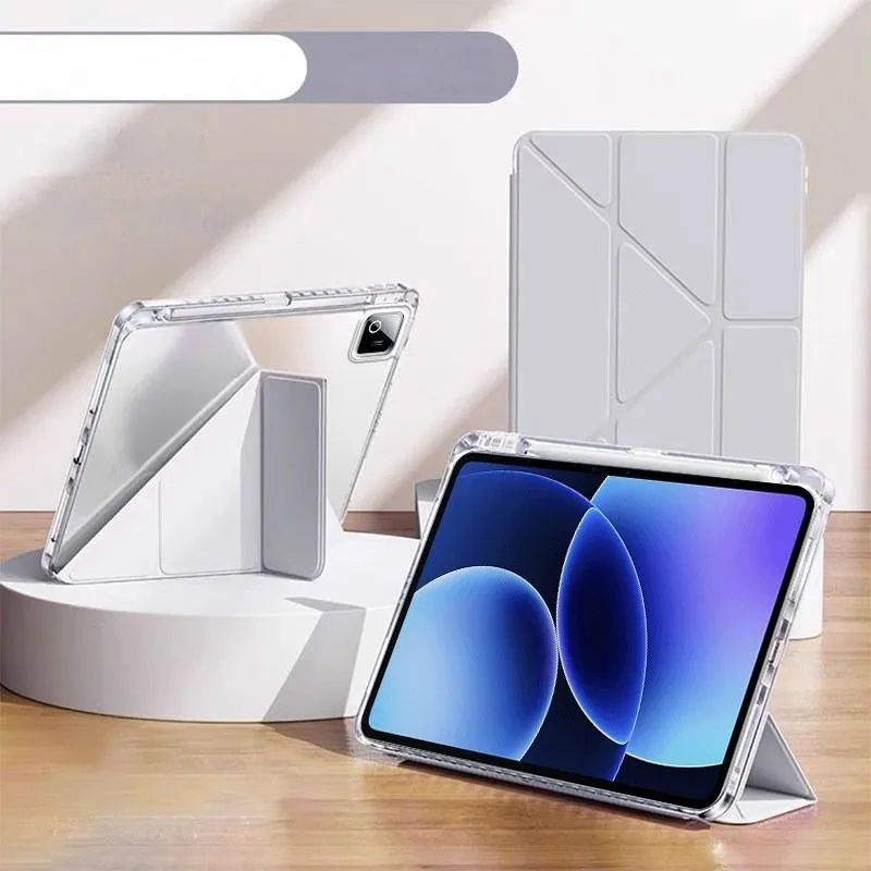 �y�Z�[�����zXiaomi Pad 7/7Pro 11.2�C���`�P�[�X �܂肽���݃X�^���h �}�O�l�b�g�����U�[�J�o�[ Xiaomi Pad 8/Mipad 8 Pro 11.2�C���`�p �y���z���_�[�t��