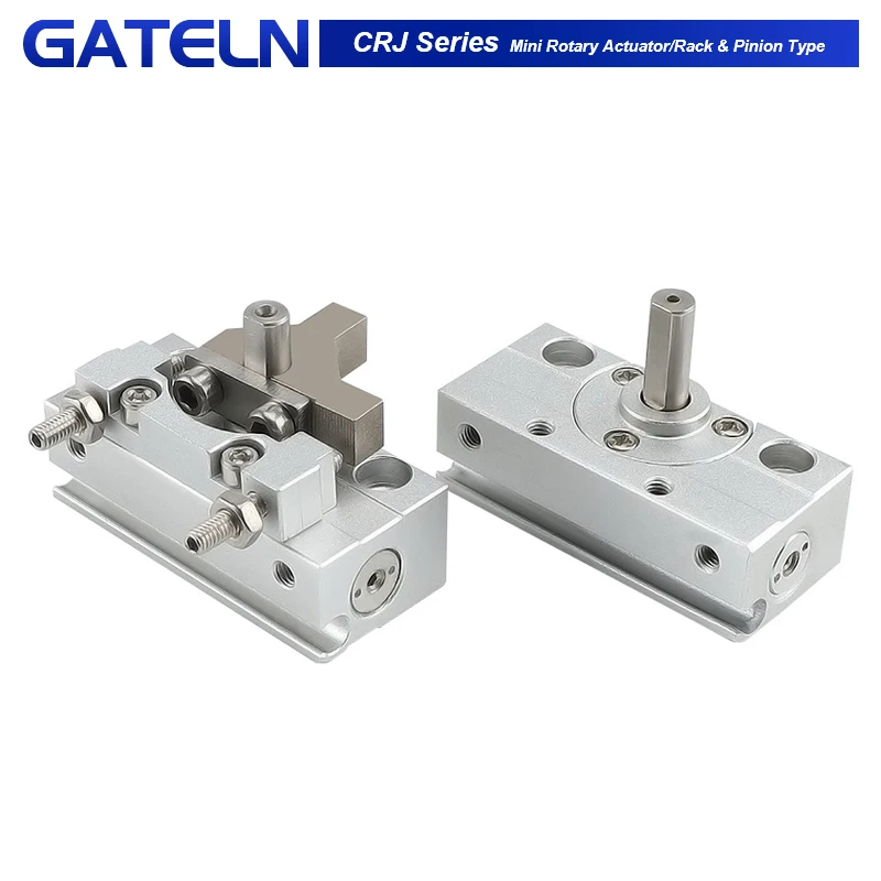 Miniature Miniature Rotary Cylinder Rack & Pinion Type CRJB/CRJU05-90-1-180-E Free Installation