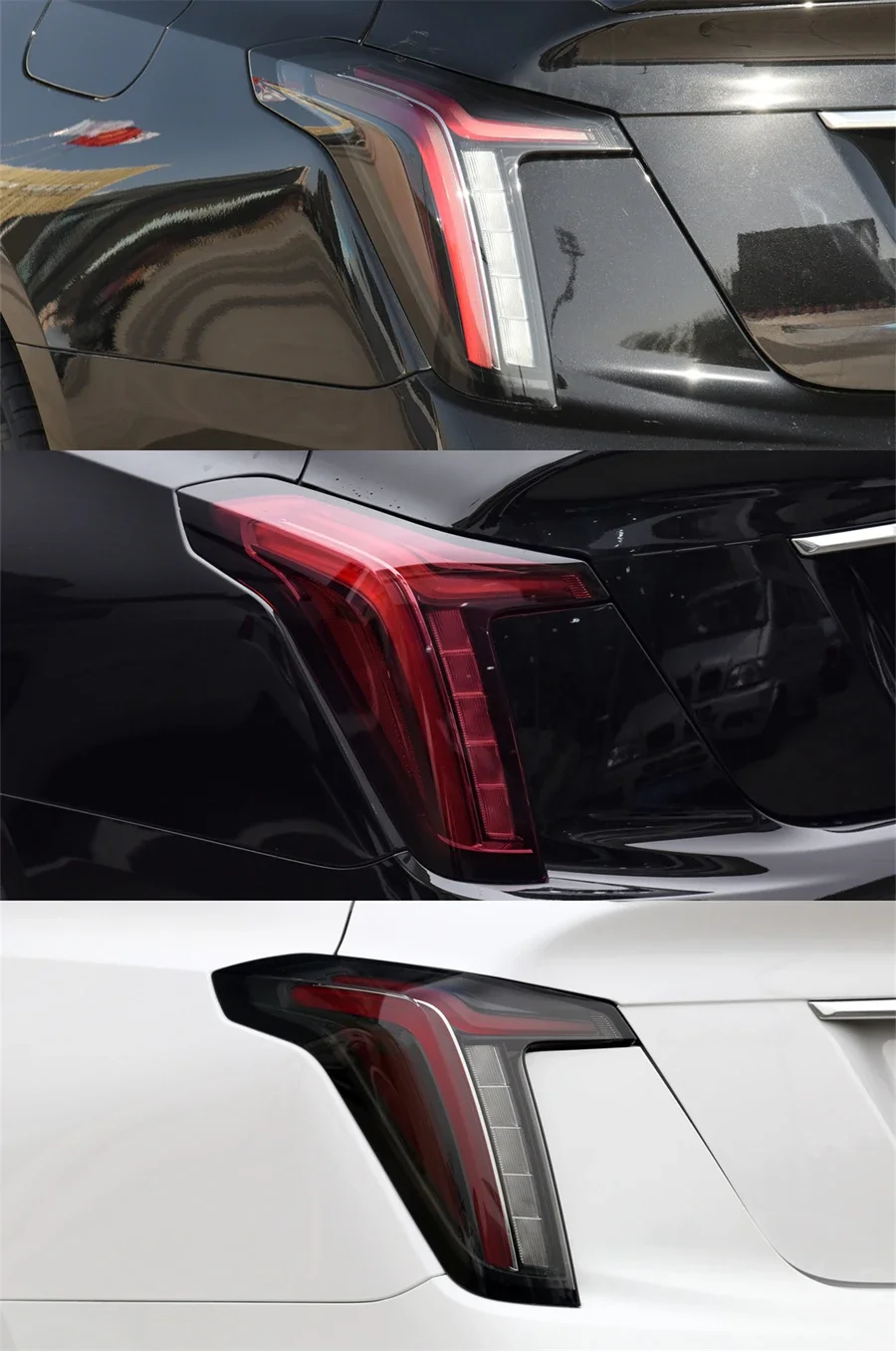 For Cadillac CT5 Car Accessories Taillight Shell Tail Lamp Cover Brake Lights Mask Replace Original Lampshade 2020 2021 2022