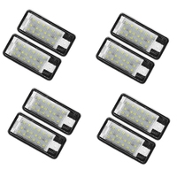 8X Car LED License Number Plate Light Lamp White For - A3 S3 8P A4 B6 B7 A5 A6 4F Q7 A8 S8 C6