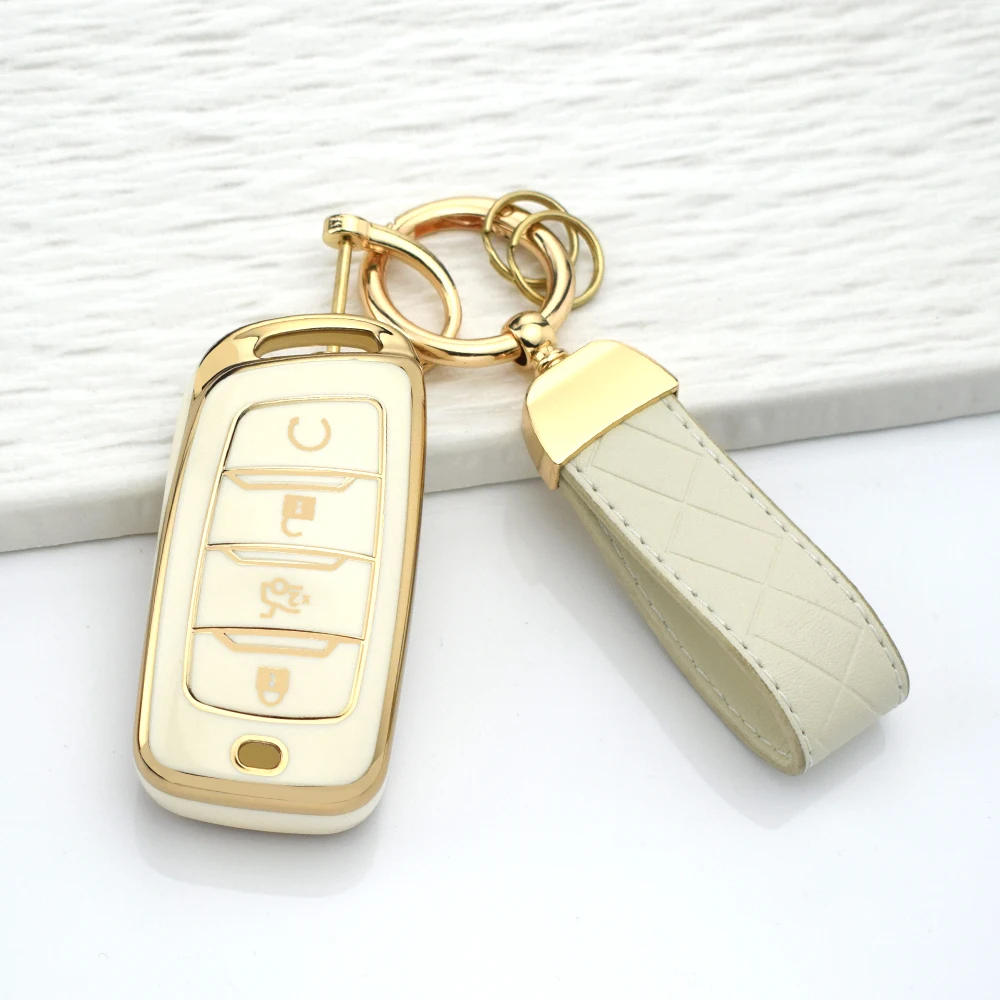 4 Buttons TPU Remote Key Fob Holder Cover Case for Changan Hunter F70 CS35 CS75 PLUS CS85 COUPE CS95 Protector Skin Accessories