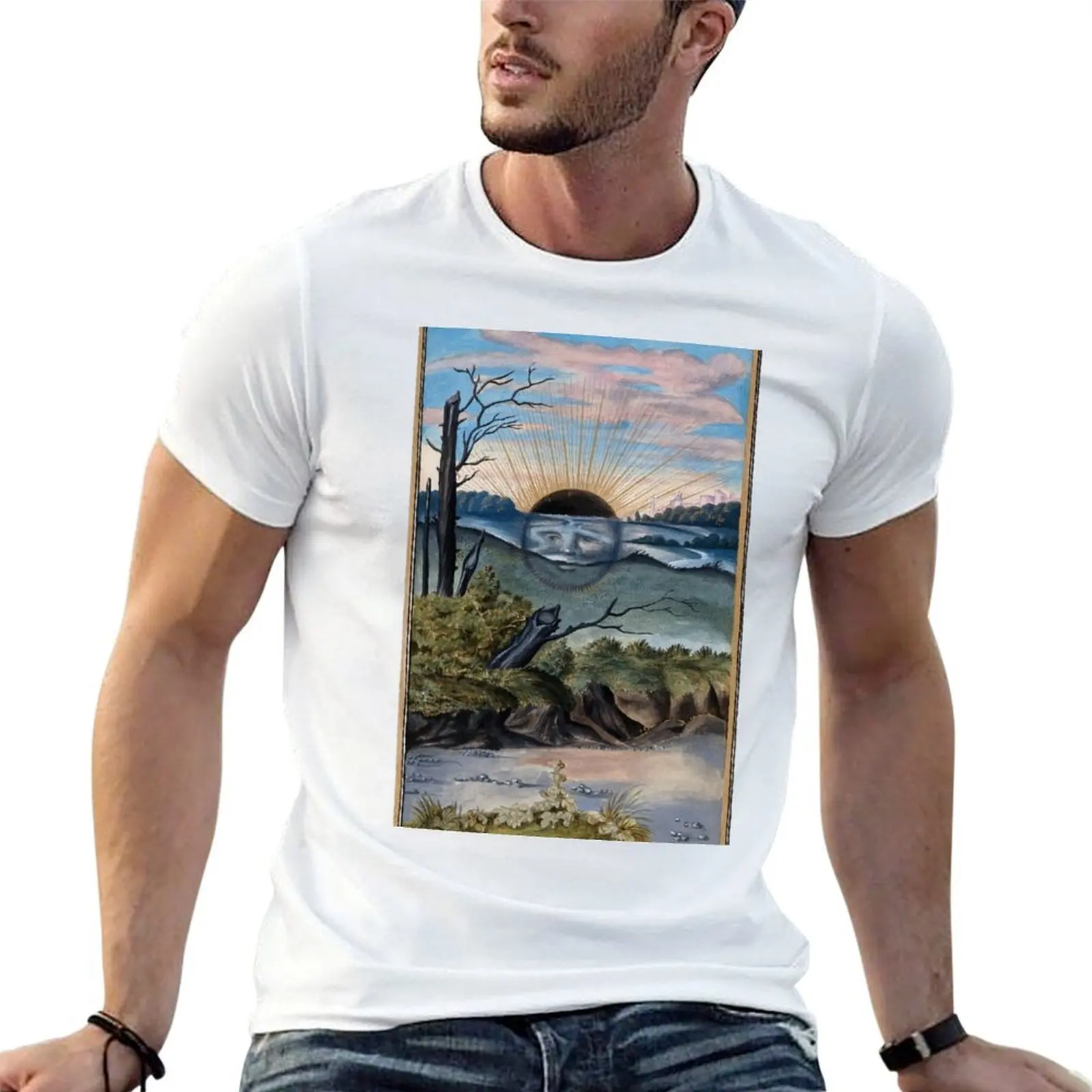T-shirt Dark Sun, de Splendor Solis, du 16ème siècle, confortable pour un usage quotidien