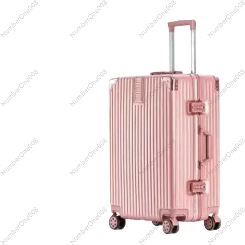 Portable Suitcase 20-inch Trolley Case High Value Universal Wheel 24-inch Aluminum Frame Password Suitcase