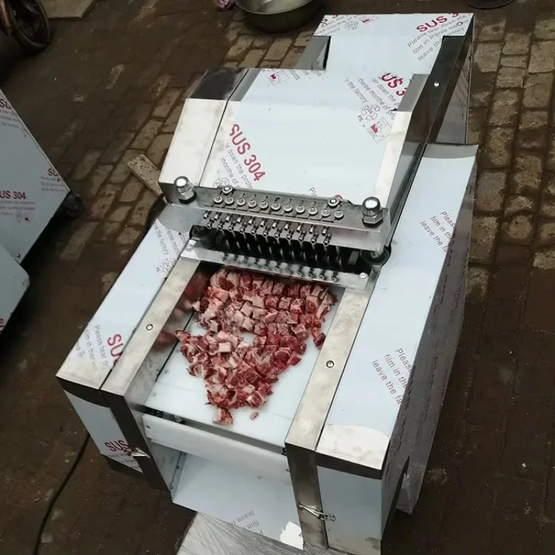 High Quality Commercial Industrial Frozen Meat Dicing Machine/meat Dicer Cube Cutting Machine/meat Dicer Machine