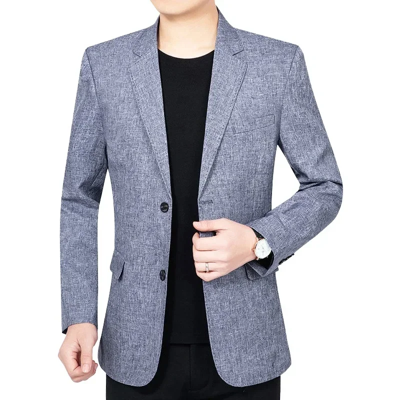 New Spring Man Thin Formal Wear Business Casual Suits Coats Blazers Jackets High Quality Male Slim Blazers Men\'s Clothing 4XL