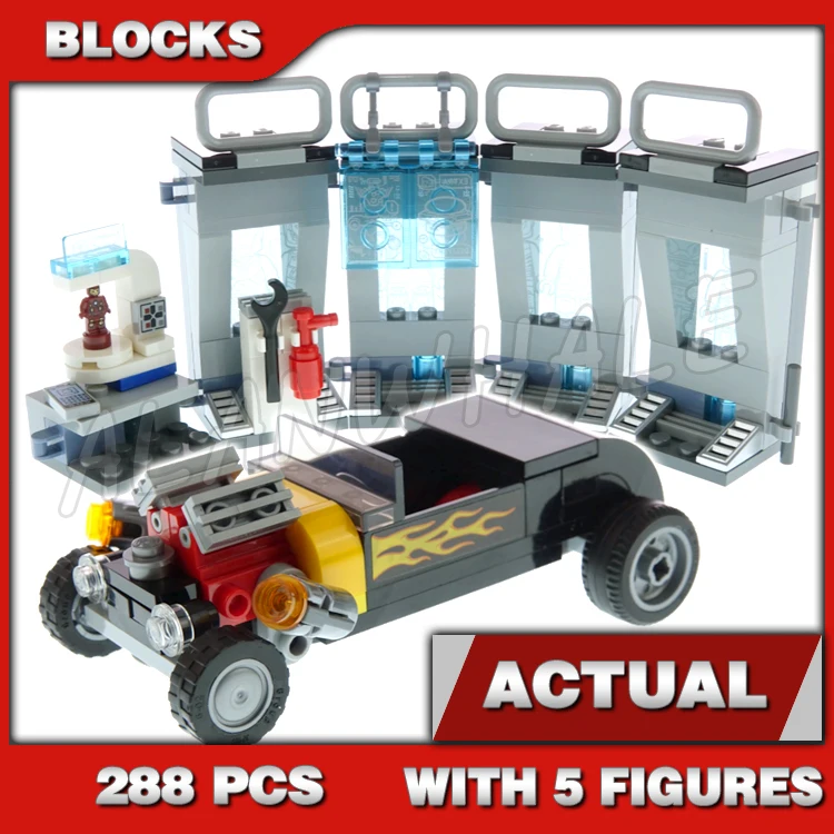 

288pcs Super Fighter Revenger Iron Suits Armoury Hot Rod 11562 Building Blocks Toy Compatible With Model