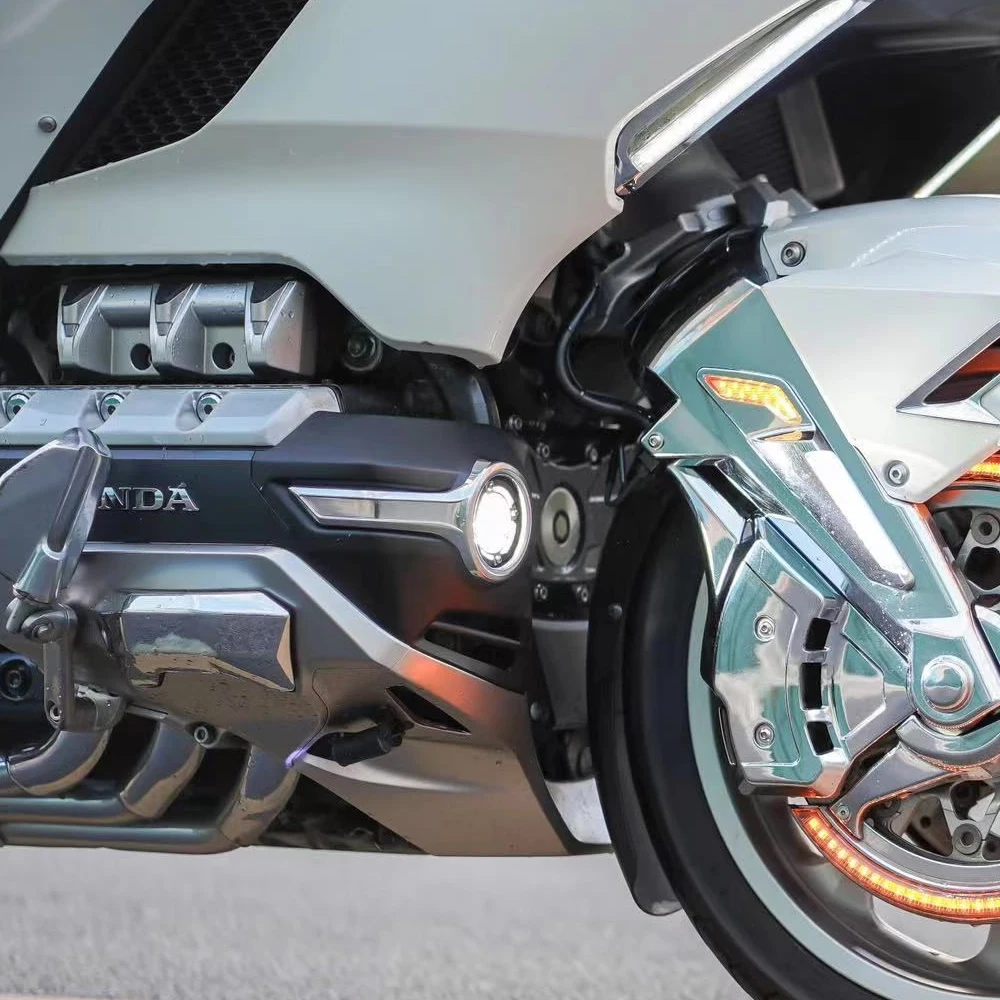 Motocycle For Honda Goldwing GL 1800 Gold Wing 1800 Tour Accessories 2018-2023 Fog Light Trim Rings Foglight Cover Decoration