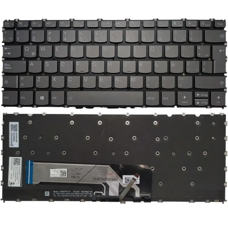 

New Backlit Latin Keyboard For Lenovo ThinkBook 13s G2 ARE 13s G2 ITL LA With Backlight