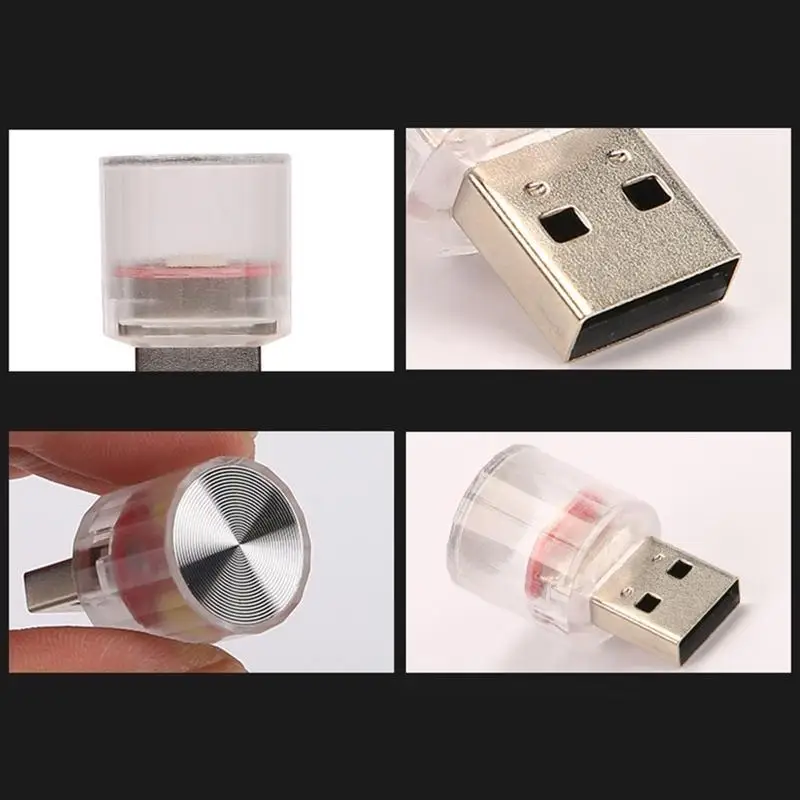 

Автомобильный USB-светильник, мини-светодиодный автомобильный интерьер, атмосферный свет, красочная декоративная лампа