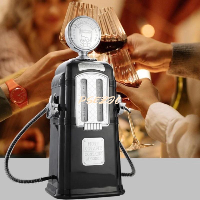 Household Retro Creative Large Capacity Impact Resistant and Pressure Resistant Plastic 2L Bar Double Gun Wine Disperser Tool