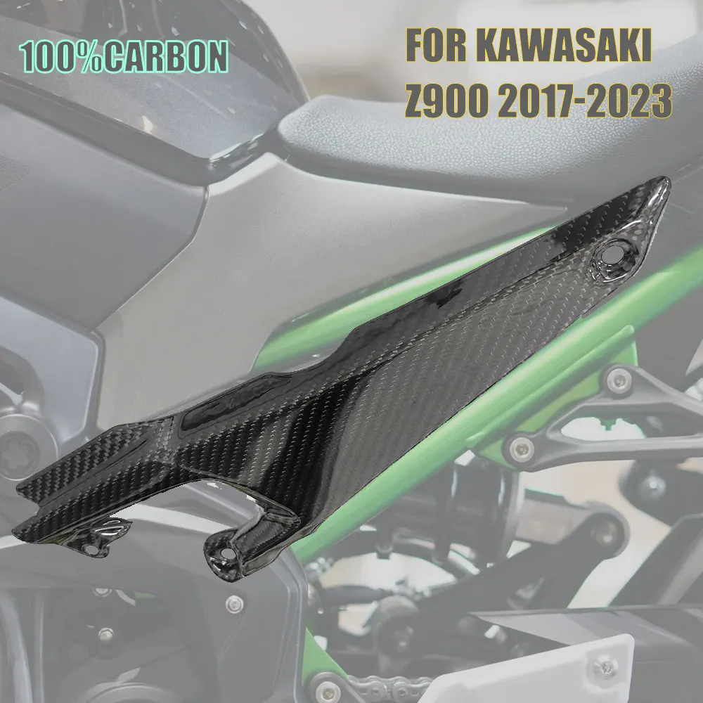 

Carbon Fiber Side Fairing Cover Trim for Kawasaki Z900 2017-2023 Motorcycle Side Panel Protector Modified Accessories
