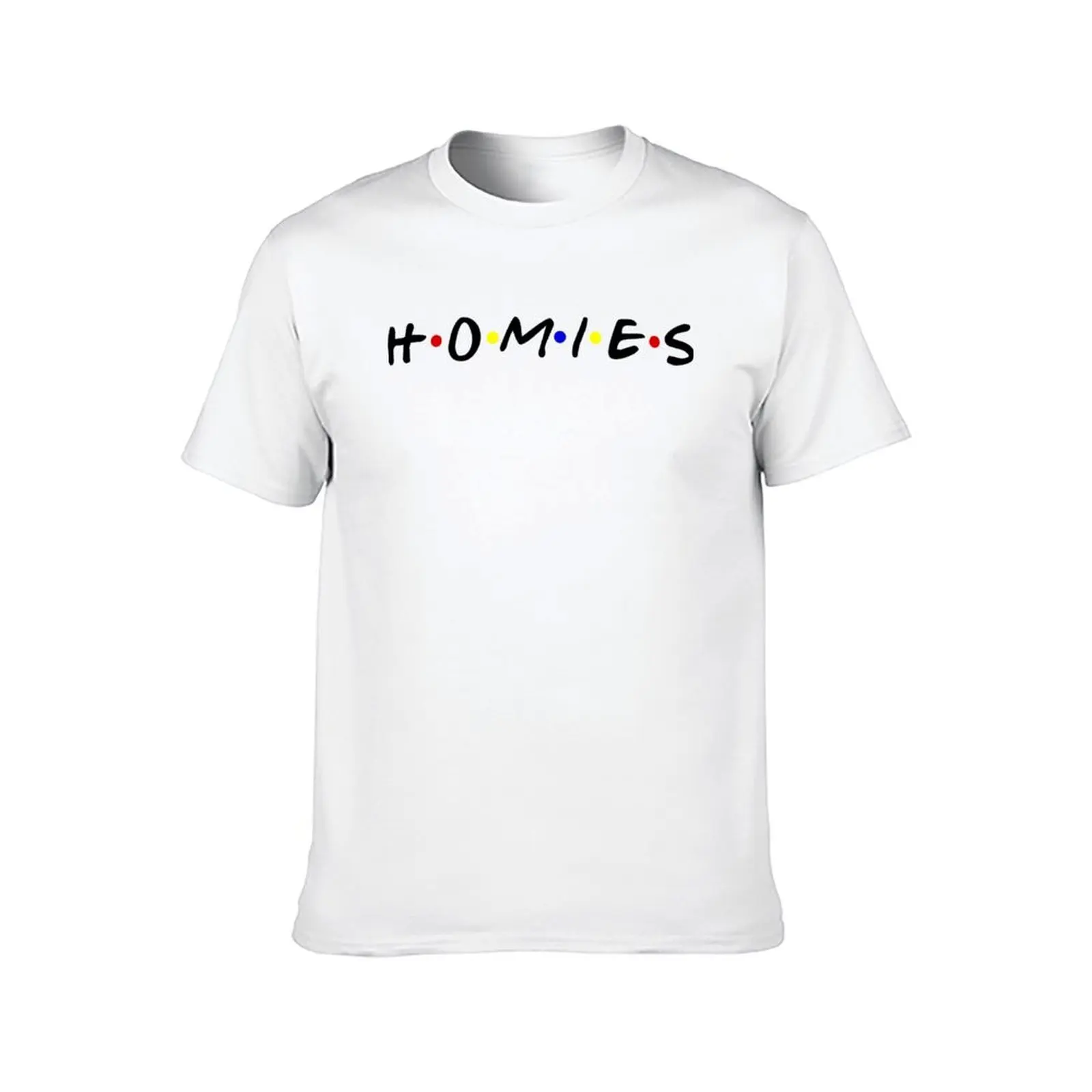 Homies تي شيرت قطن أسود تي شيرت عادي للرجال حزمة g رجل تي شيرت للرجال تي شيرت