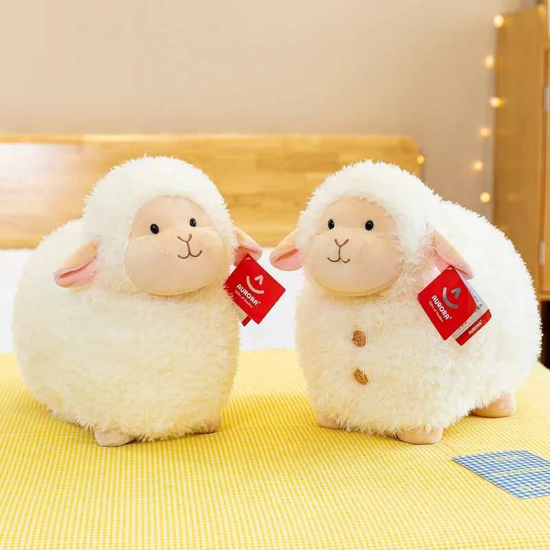 45cm Cute Soft Obediently Lamb Plush Toys Office Nap Stuffed Animal Pillow Home Comfort Cushion Christmas Gift Doll Kids Girl