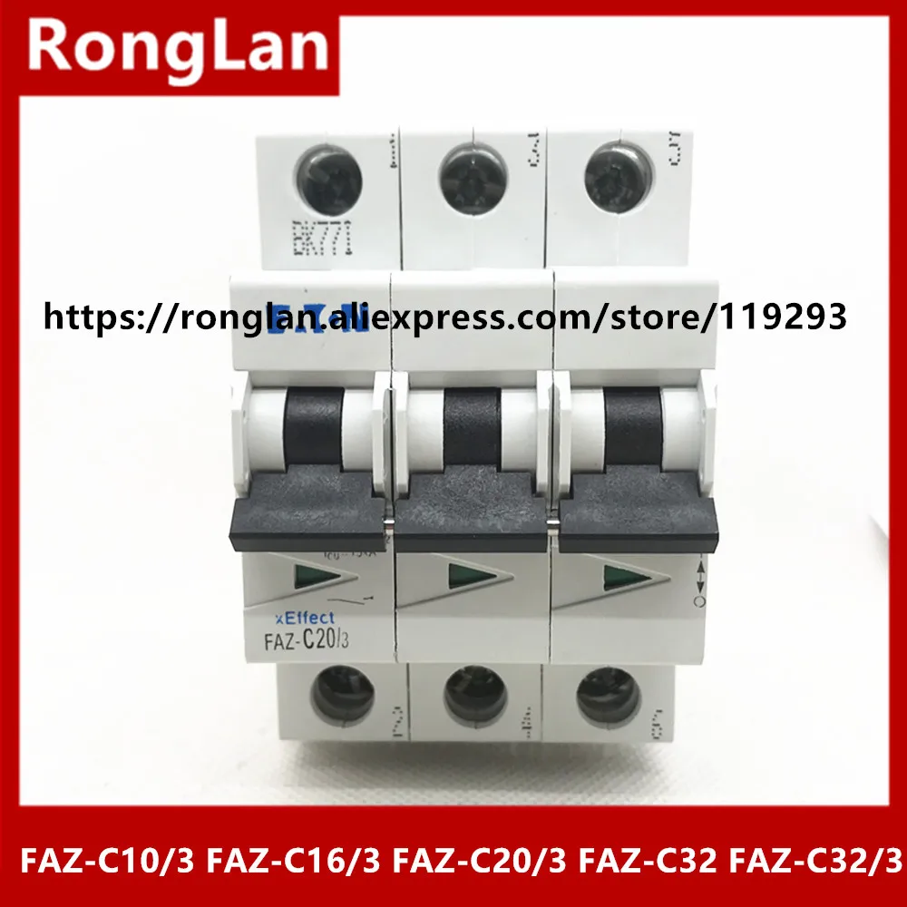 100% new original FAZ-C10 FAZ-C16 FAZ-C10/3 FAZ-C16/3 FAZ-C20/3 FAZ-C32 FAZ-C32/3 10A 16A 20A 32A 15kA 3P Circuit breaker-2PCS