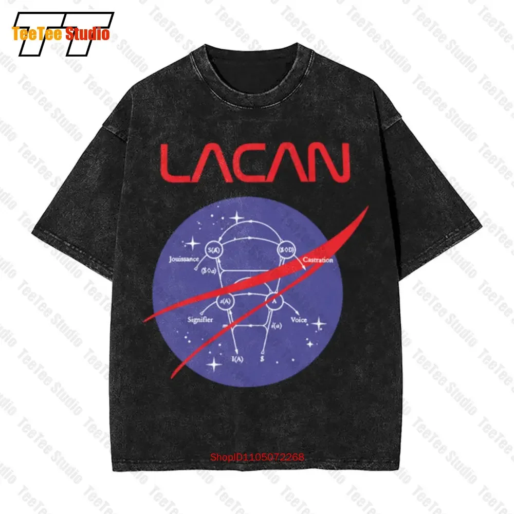 Jacques Lacan And The Lacanian Space Program Philosophy Top Vintage Oversized T-Shirt XR52