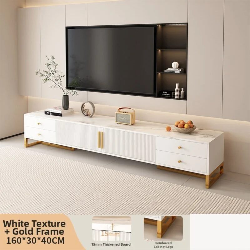 ZHUOHE | Modern Minimalist TV Cabinet Living Room Storage Small Spaces