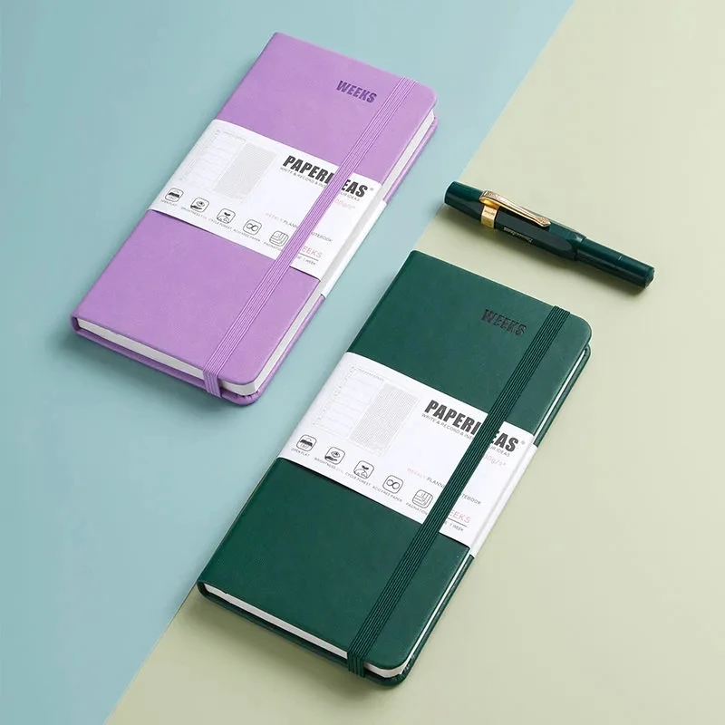 Small Self Filled Weekly daily Notebook Minimalist Girl Weekly Calendar Notebook Diary Weekly Plan Portable Pocket Book