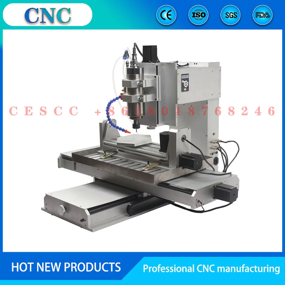 

2023 CNC 5 Axis 6040 woodworking metal Milling Engraving Cutting Machine Cyclmotion Ethernet Port 5 Axis RTCP Control Card