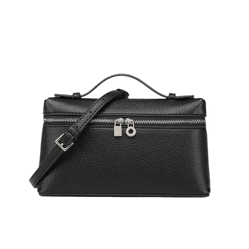 

Fashion lunch box bag pu leather mini fashion women's bag 2025 new net red the same handheld box crossbody small bags