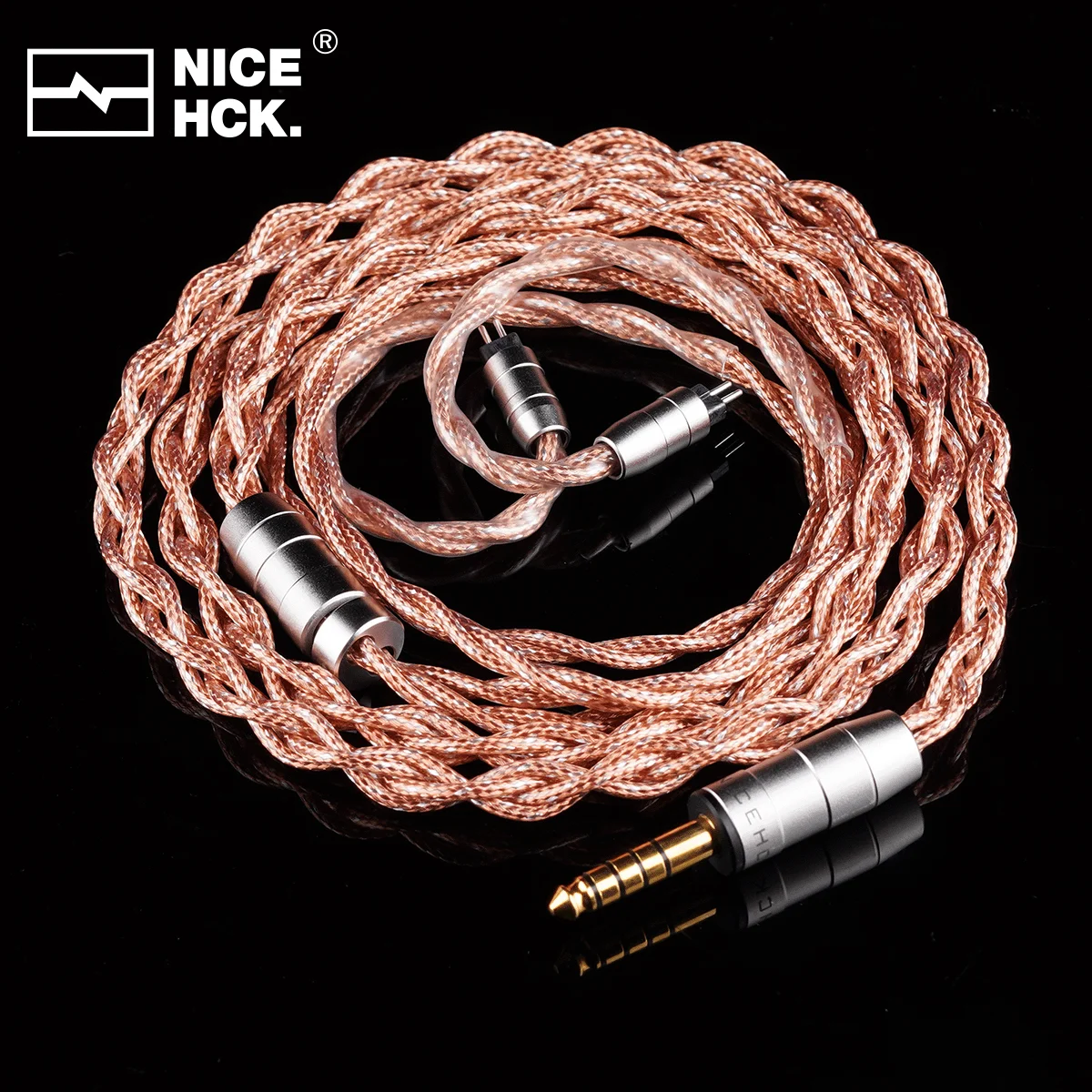 NICEHCK Engr.alloy 2pin/4.4mm イヤホンケーブル Amazon | NICEHCK FourMix イヤホンリケーブル 高導電性銅+銅銀合金+