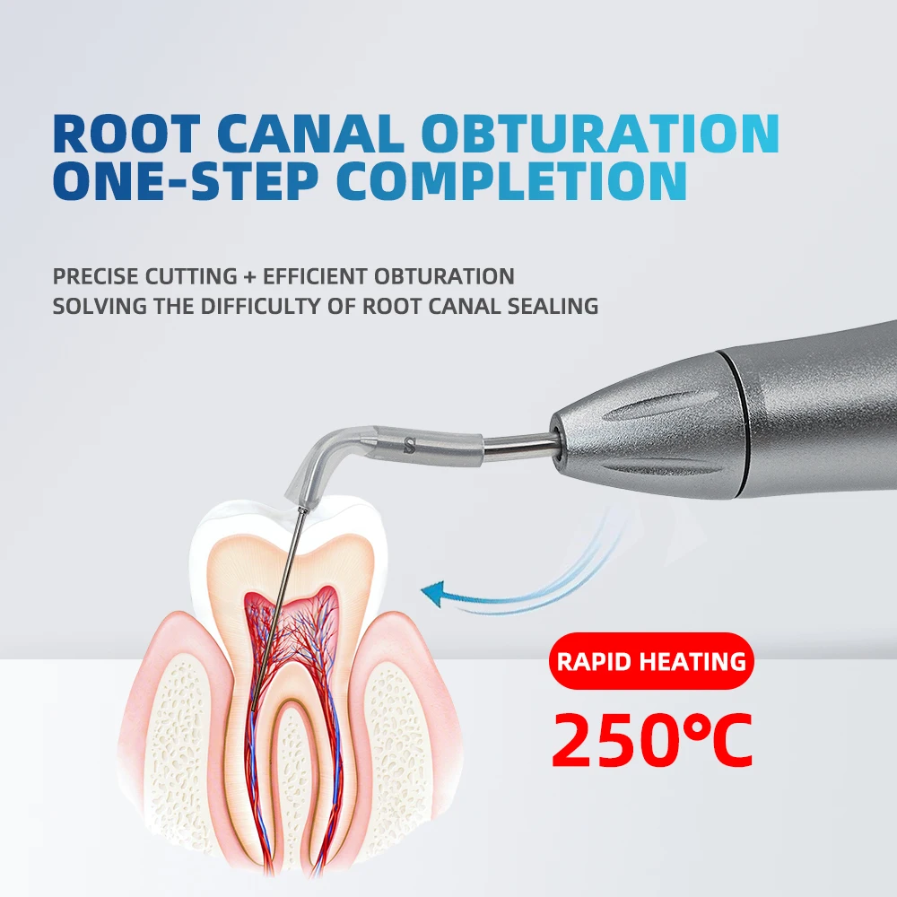 

SIBODENT Dentist Tools Tips Equipment Dental Gutta Percha Points Cutter Wireless Endo Obturation Pen Root Cannal Heating Plugger