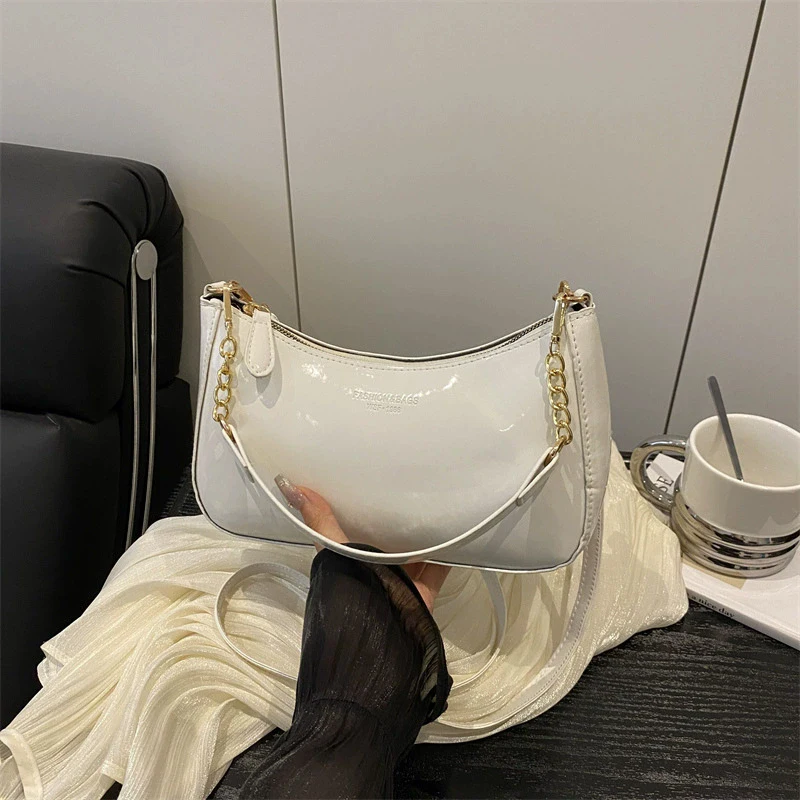 Neue Modische Damen-Handtasche aus PU-Leder, Einfarbig mit Kirsch-Anhänger, Vielseitige Schultertasche, Damen-Umhängetasche für den Alltag – Detail 22