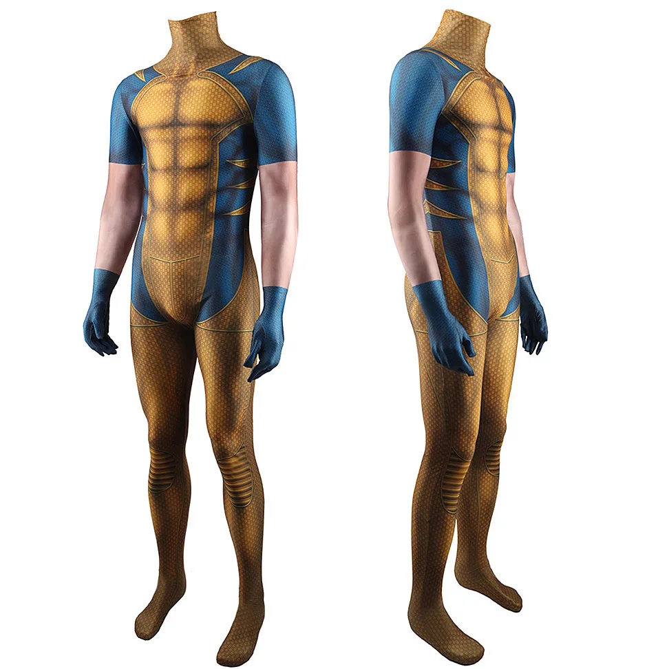 Wolverine James Howlett Cosplay Costume Jumpsuit Halloween Cosplay Boy Men Iron Wolf Bodysuit Carnival Clothes Bodysuit