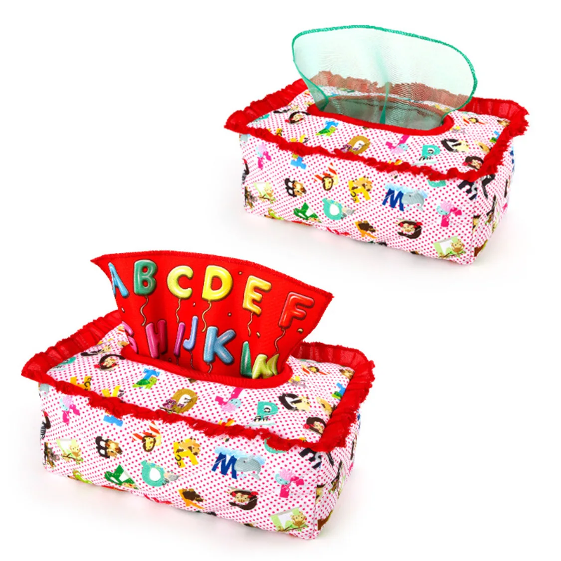 Baby Vroeg Leren Doek Zintuiglijk Speelgoed Zachte Tissu Box Vinger Oefening Educatief Montessori Speelgoed voor kinderen