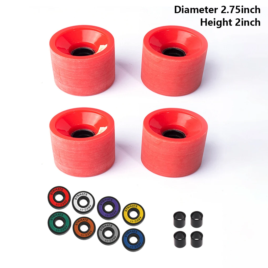 Skateboard Wheel Bearings Longboard Washers Set Outdoor Sports Longboarding