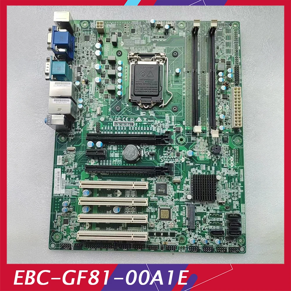 

EBC-GF81 EBC-GF81-00A1E SIMB-A81 For Advantech Industrial Motherboard H81 Chipset Dual Gigabit LAN HDMI DP VGA 6*COM